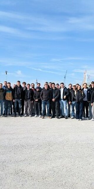 Gruppenfoto der Studierenden